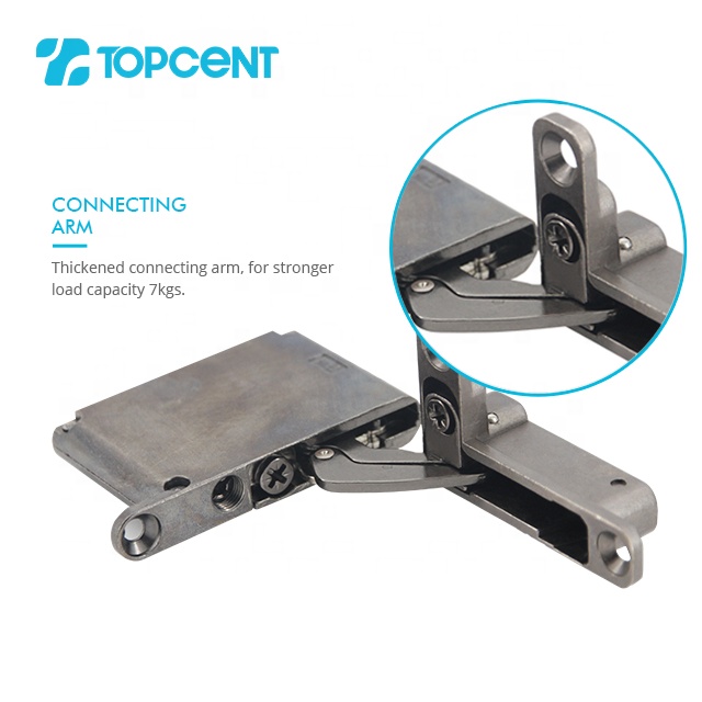Topcent soft closing concealed air hinge