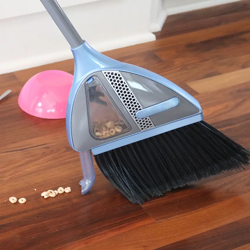 The powerful 2-in-1 broom with built-in vacuum that eliminates dustpans and bending over