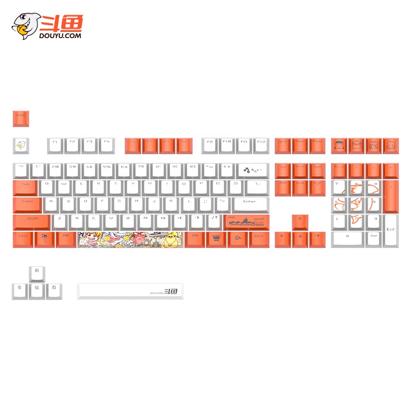 2020 новый 114 ключей PBT Горячая сублимации износостойкая колпачки с изготовленным на заказ OEM для Механическая игровая клавиатура