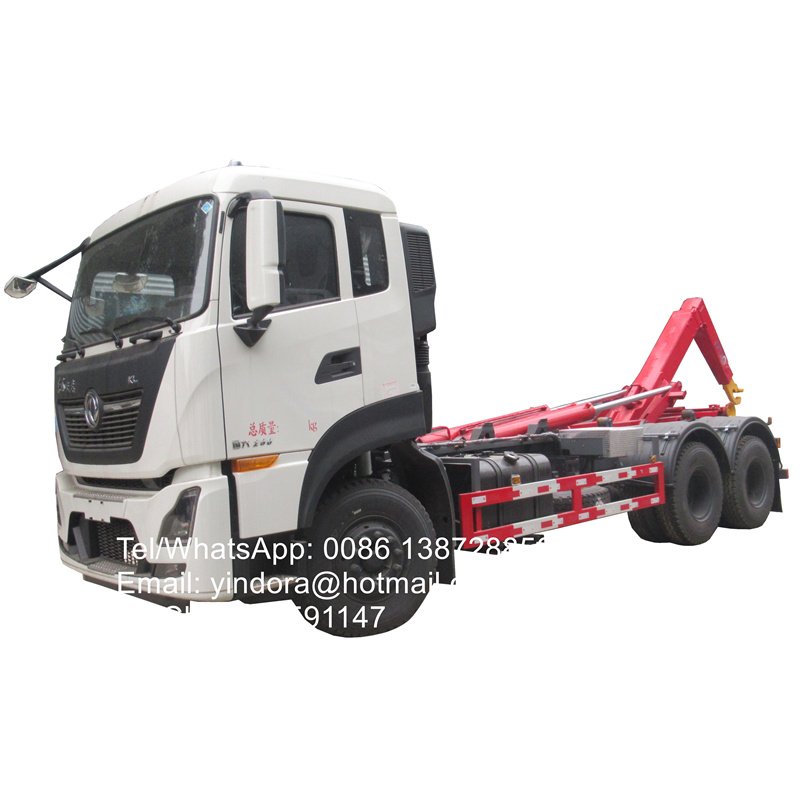 Новинка 6x4 10 wheeler roro bin 20ton задний погрузчик крюк подъемник рулон грузовика