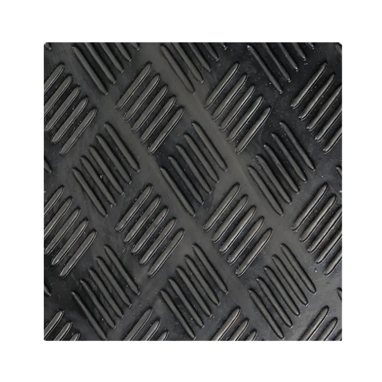 sample free Chequered Plate Checker pattern rubber flooring sheets mats