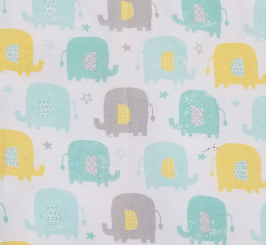 2021 New Cartoon Design 40S Single Jersey Cotton Spandex Knitted Fabric Wholesale For Baby Clothing