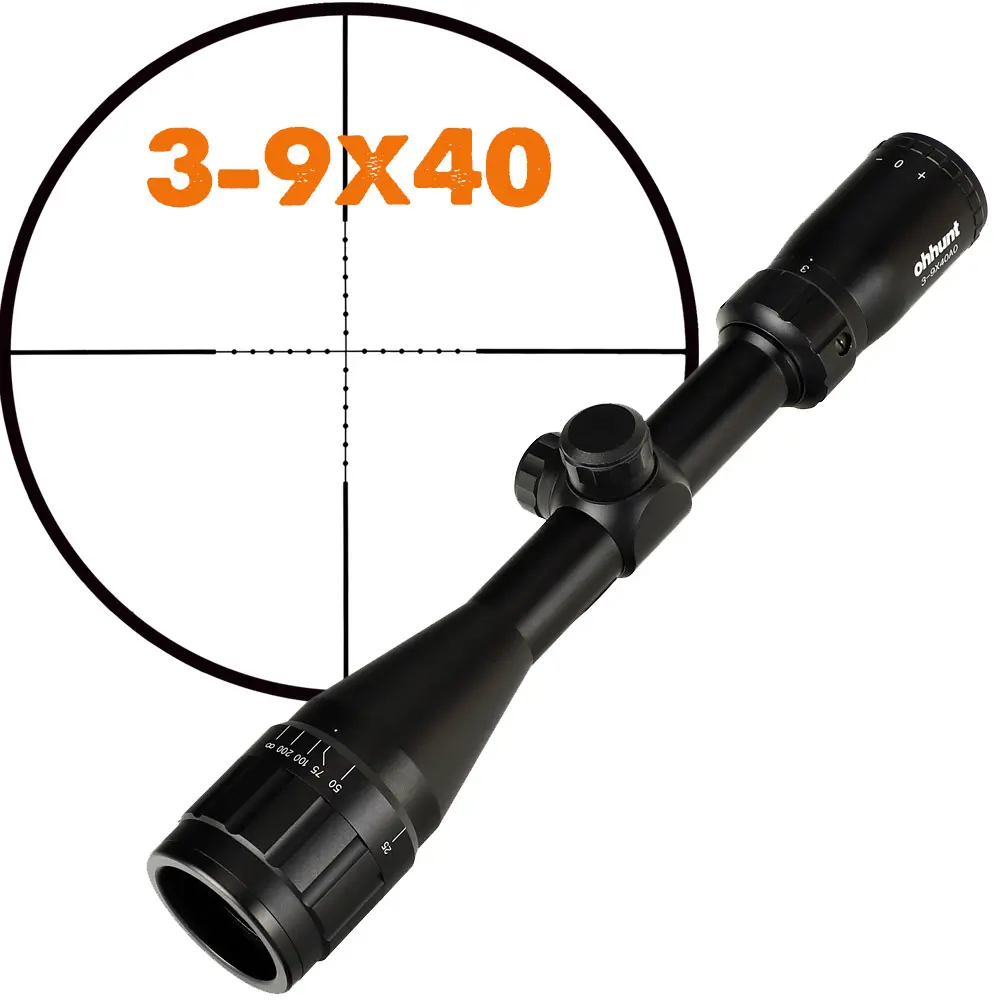 Ohhunt Cheaper OEM Optics Sporting Telescopic Scopes 3-9X40 AO Tactical Sight Scope For Hunting