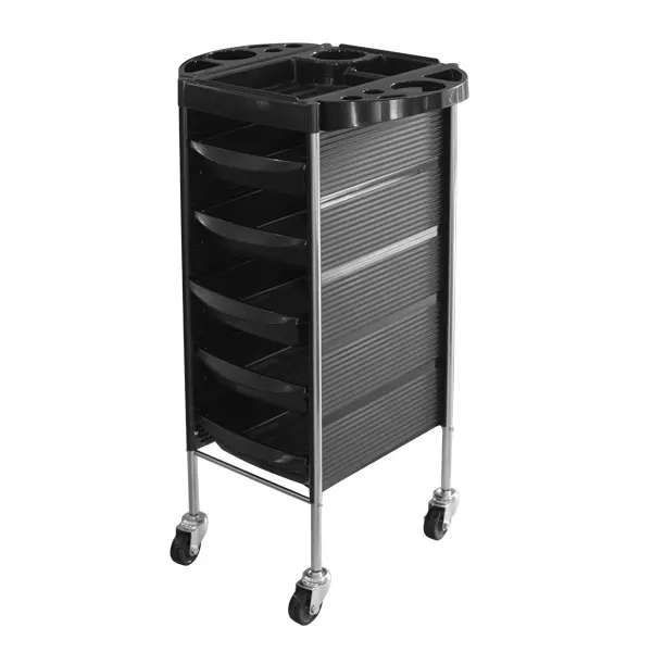 RC10033 Multifunctional Salon Wooden Tools Storage Trolley Tools Organizer With Wheels