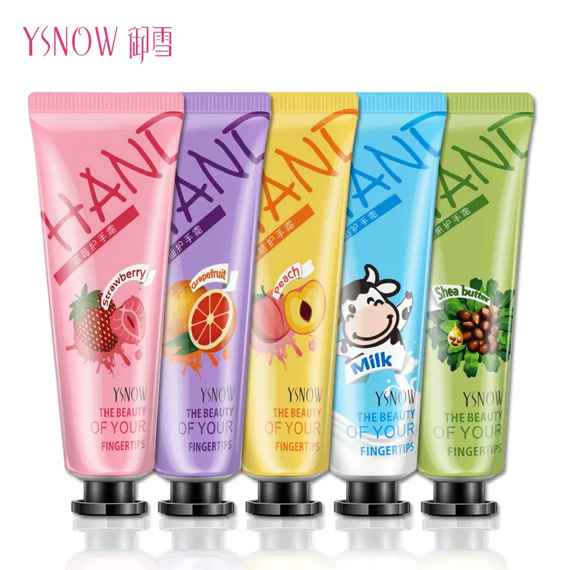 Most Popular Fruit Hand Cream Whitening Hand Cream 30g Moisturizing Nourishing Hand Lotion