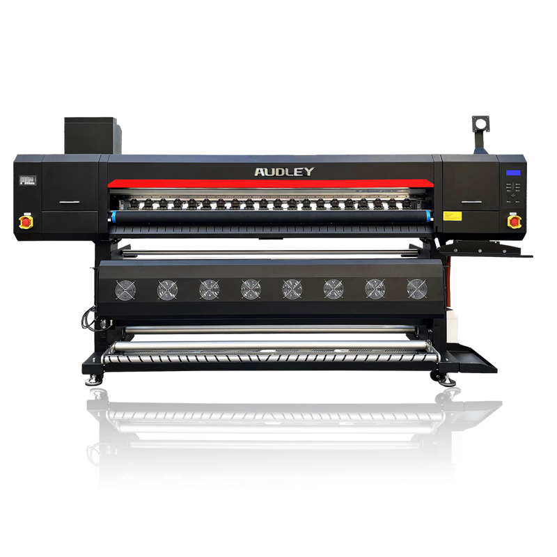 Textile Printer Sublimation Printing Machine With 4 I3200 Printheads Digital Textile Printing Machine 1.8M