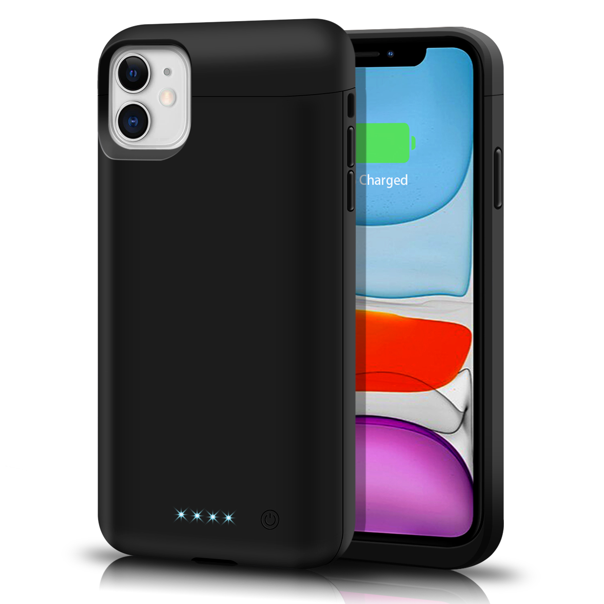 Аккумуляторный чехол для iPhone 11, новинка, 6200 мАч, защитный портативный зарядный чехол, перезаряжаемый удлиненный аккумулятор для Apple