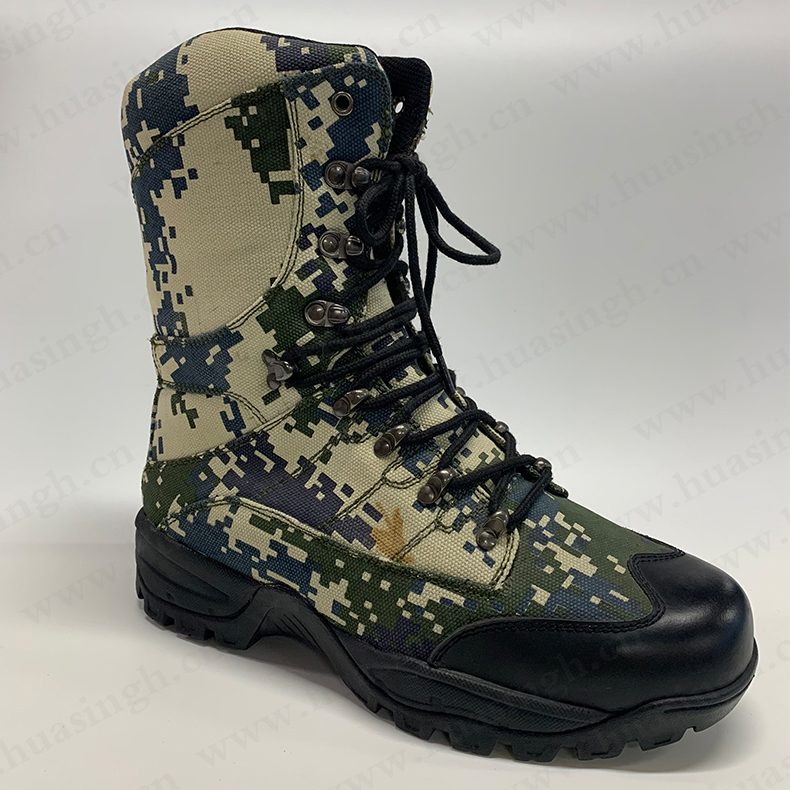 TX full green camouflage anti-shock military jungle boots armed troops off-road assault combat boots HSM170