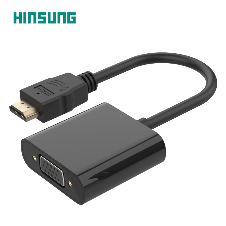 Переходник с HDMI 4K на VGA, переходник с HDMI «папа» на VGA «мама» для проектора HDTV
