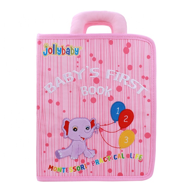 Первая книга с подсчетом для детей Jollybaby, Обучающая книга из мягкой ткани для детского подарка