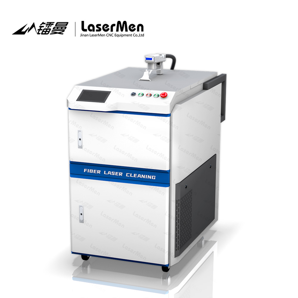 LaserMen Волоконно-Лазерная Очистительная Машина с Raycus 100w 200w лазерным источником