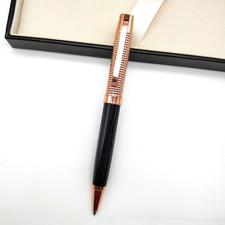 New Business Ideas Metal Ball Pen Business With PU Leather Boxes