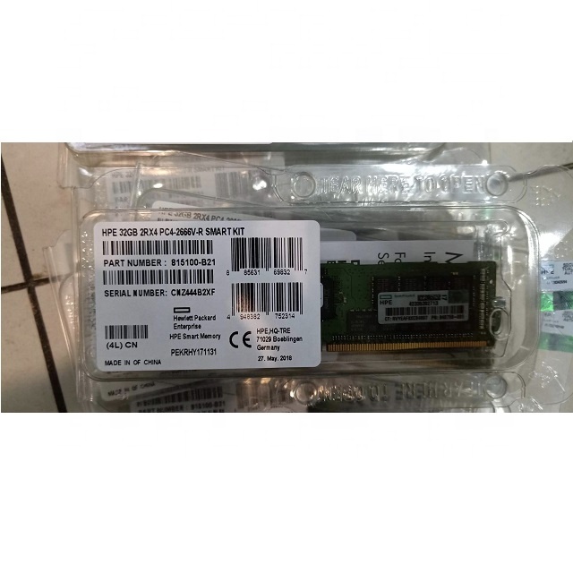HPE P00924-B21 32 Гб 2rx4 2933 МГц Pc4-23400 Ecc регистровая память для DL380 Gen10 сервера