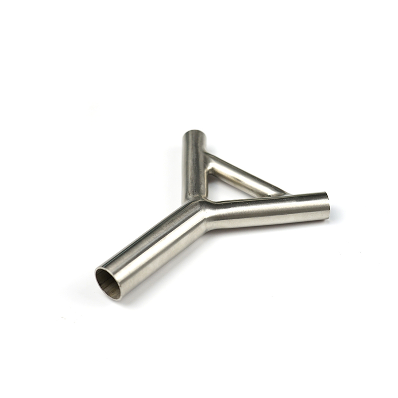 Stainless Steel Y Type Metal Joint 25mm Diameter Round Pipe Joint Connector of Air Compressor
