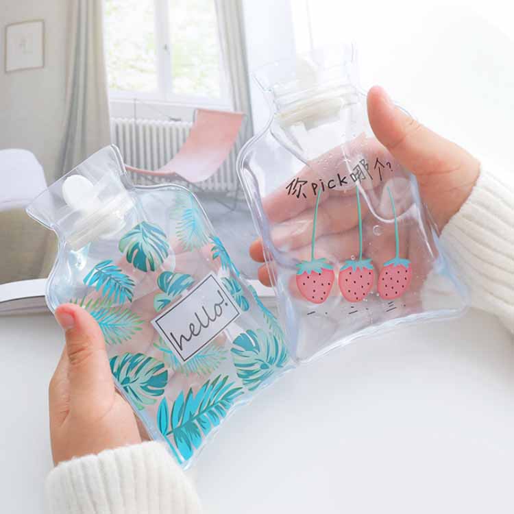 High Quality 6 Colors Portable Cartoon Cute Warm Hot Water Bag