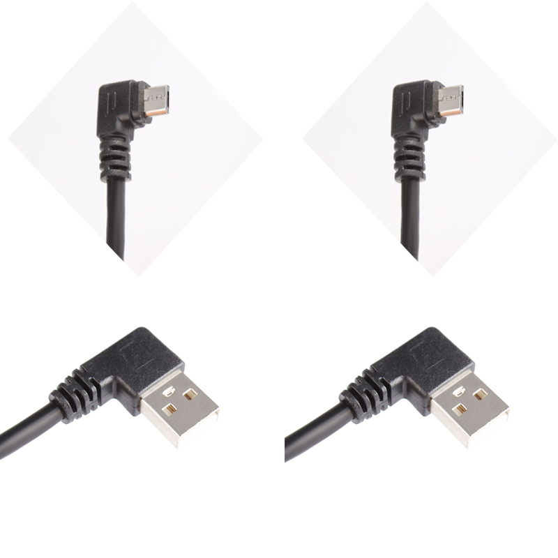 Прямоугольный Micro V8 USB 2,0 зарядный кабель для синхронизации данных и зарядки