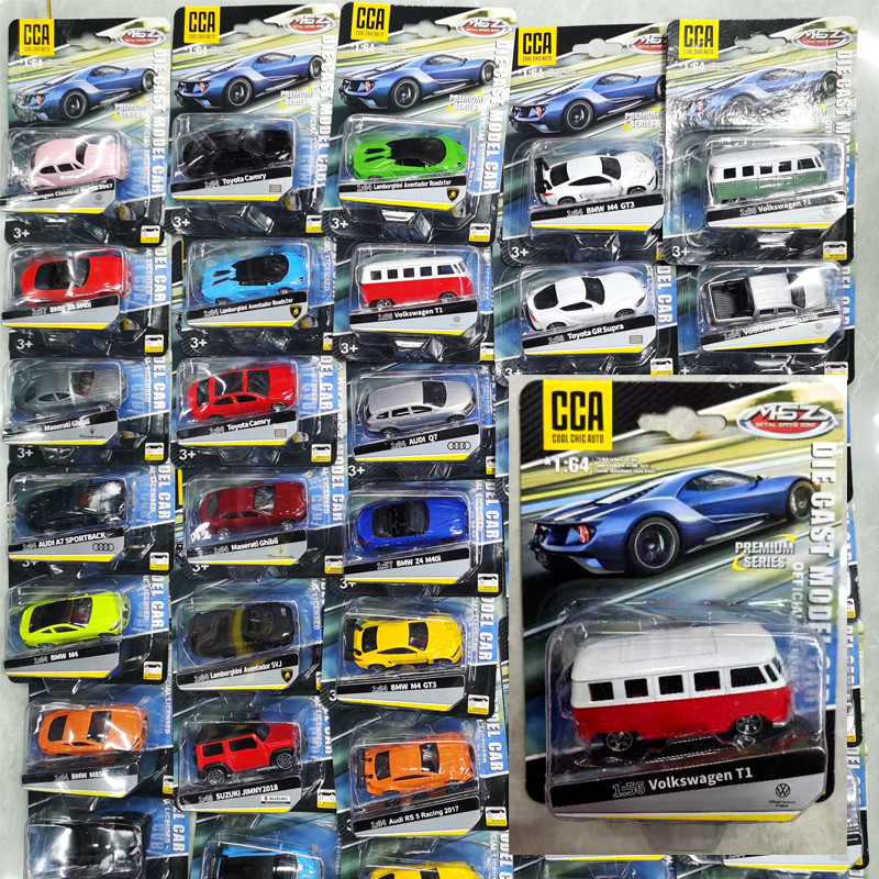 Wholesale 1:64 CCA Premium Diecast Model Car Alloy Toys AUDI TOYOTA NISSAN Classic Super Racing Car Vehicle Children Gifts