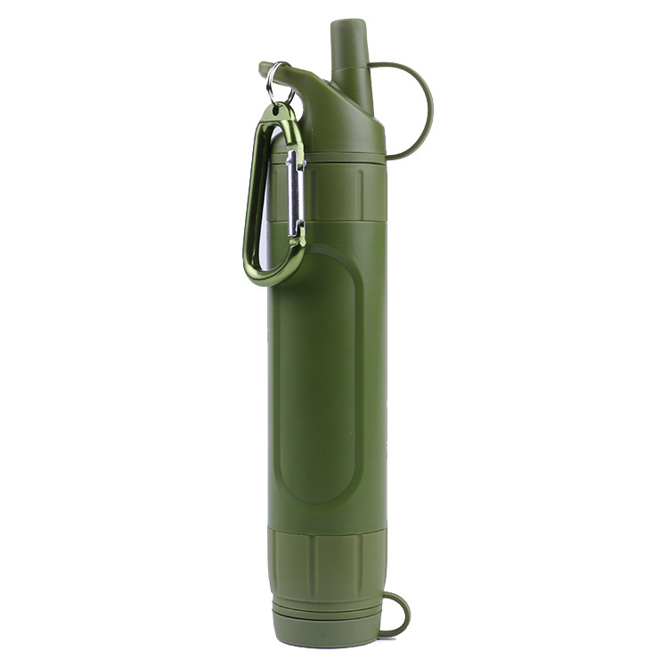 New Outdoor Portable Water Purifier With Straw Camping Survival Riding the kettle