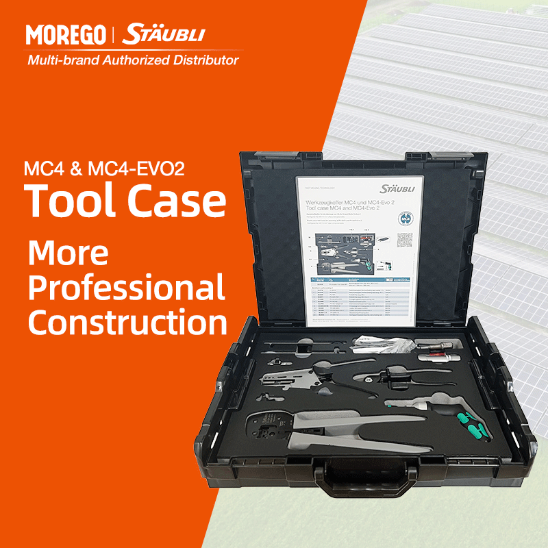 Staubli MC4 and MC4-EVO2 PV Installer Tool Case set connector coupler tools box