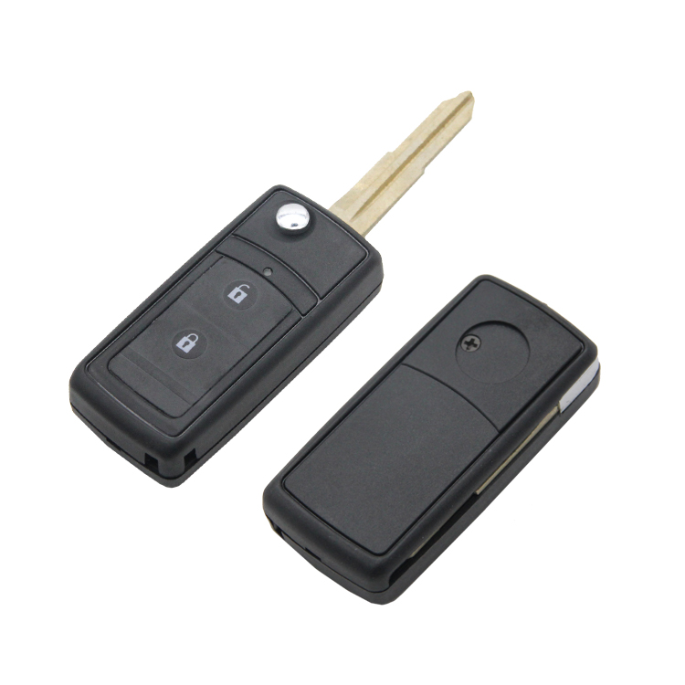 Hyund Car Key Replacement Shell Durable Remote Case Car Key Blank with 2 Buttons