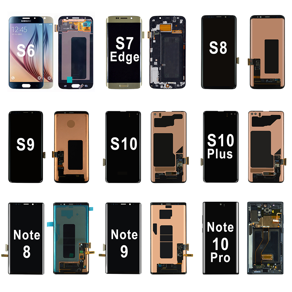 Оригинальный Galaxy S7 Edge S8 S9 S10 Plus S20 S22 ультра ЖК-дисплей Note 8 9 10 сменный экран Pantalla Oled для SAMSUNG