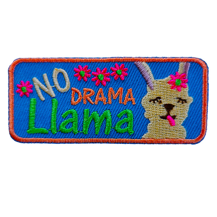 Custom Logo Sports hoodie Cartoon Pattern Embroidery Clothes Embroidered Patches