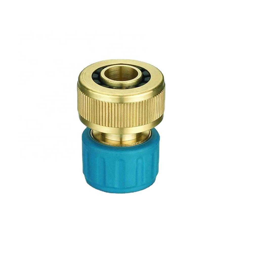 Garden Hose Quick Connector 3/4 inch Brass Easy Connect Fitting brass quick connector