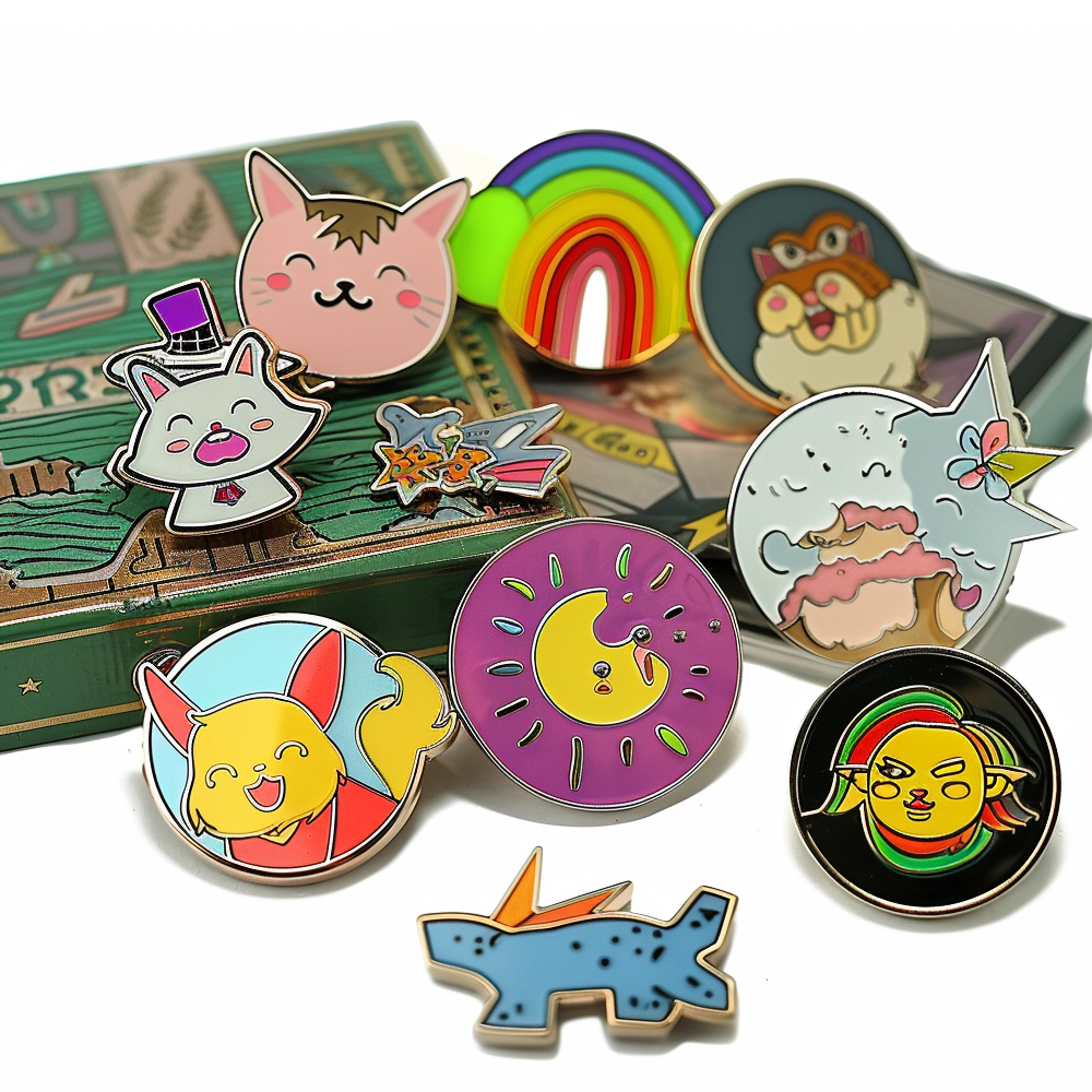 Wholesale Broches Pins Brooches Women Lapel Pin Design Cute Laser Engraving Custom Badge Custom Enamel Pin