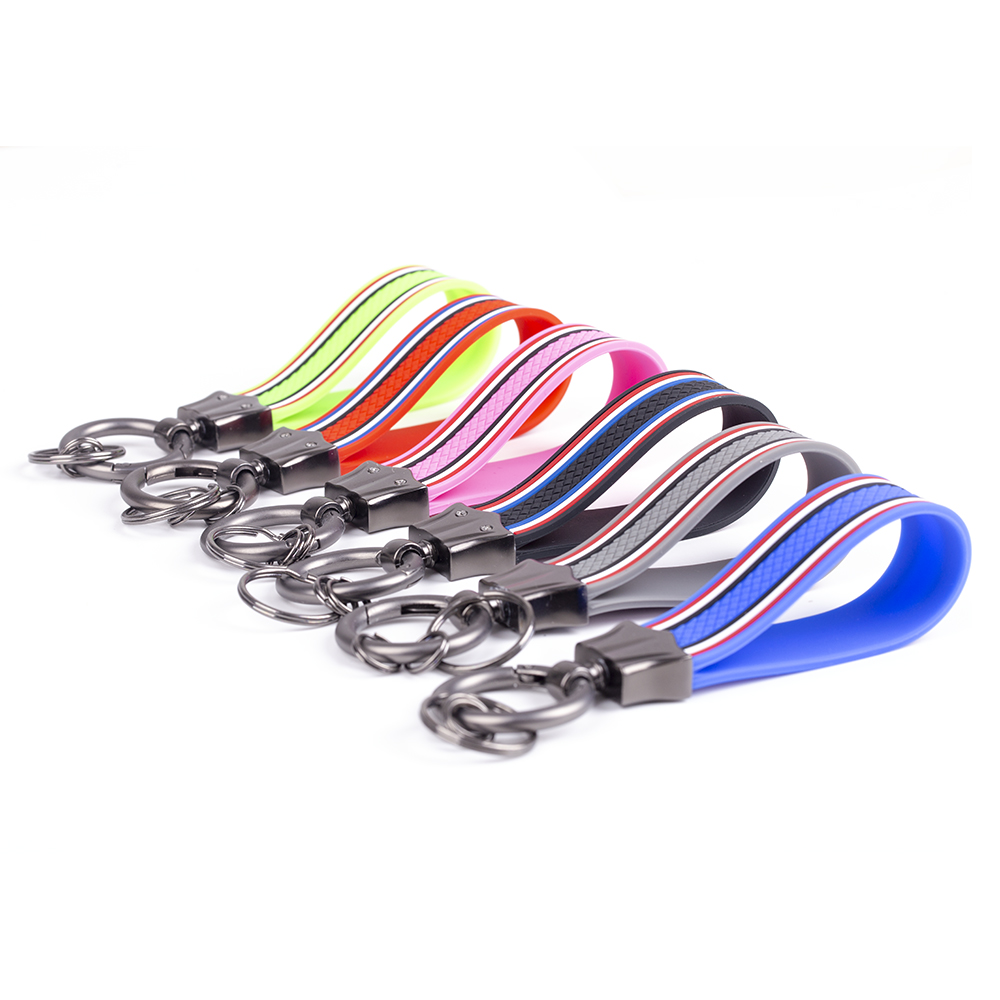 OEM accept silicon Key buckle animals shape rubber metal Key buckle silicon key ring
