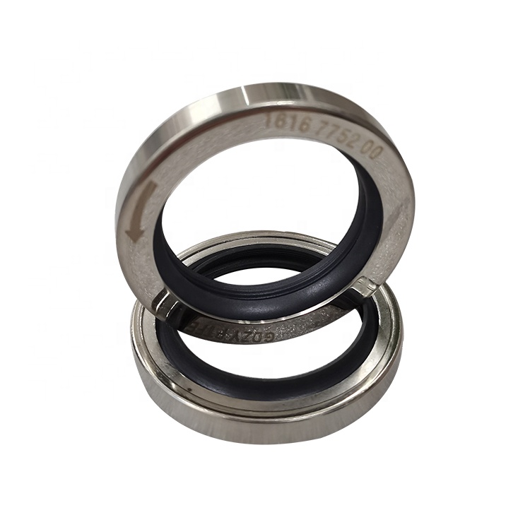 Stainless Steel PTFE Oil Seal, Left Rotation, Rotary Shaft Seal, 40x55x8 Lip, 1616775200