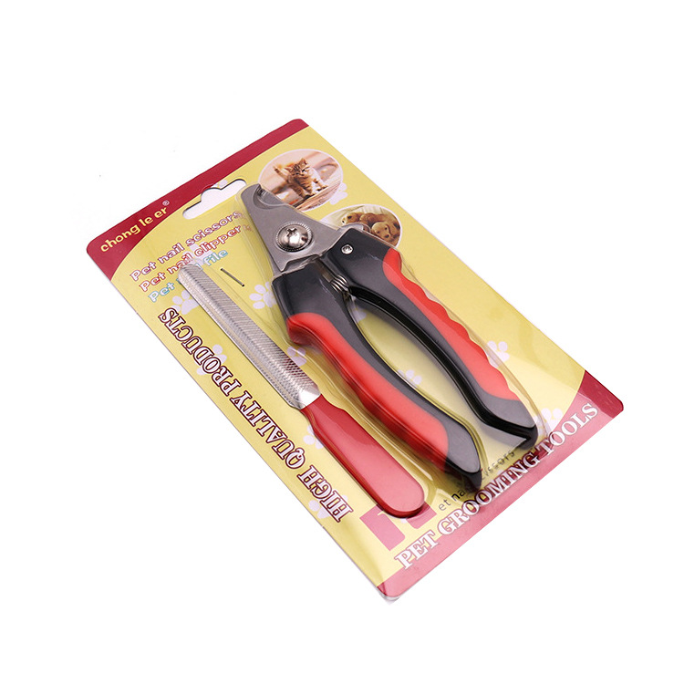 Pet Cleaning Products Accessories Nail Cutters Set 2 Pieces Dog Safety Nail File Supplies