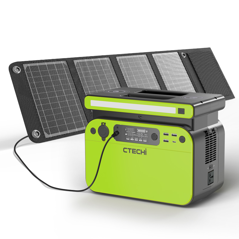 Wholesale Price Home Use 600w 110v 220v Solar Generator 576wh Lithium 500w Portable Power Station