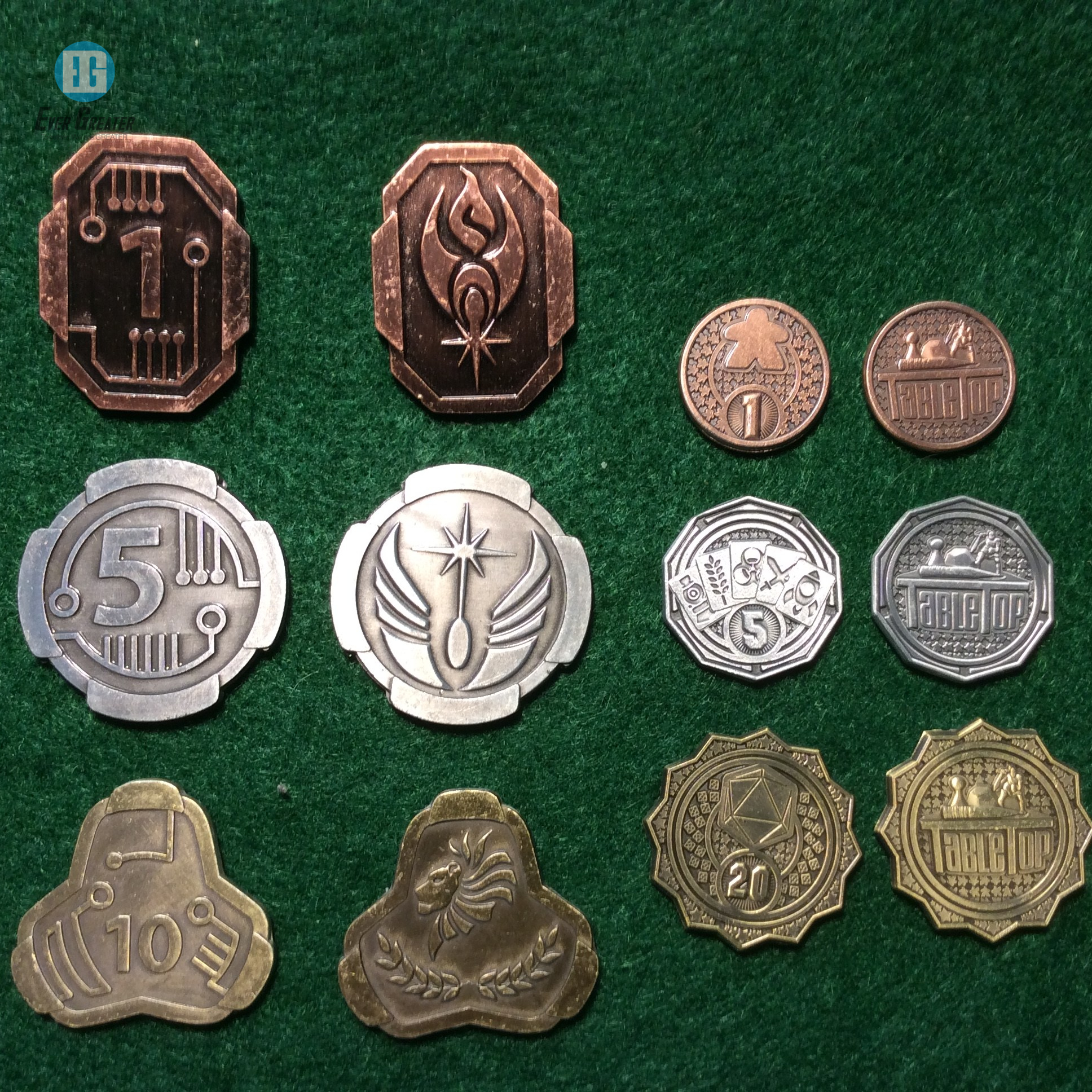 OEM Hot Sale Metal Coin Game Currency