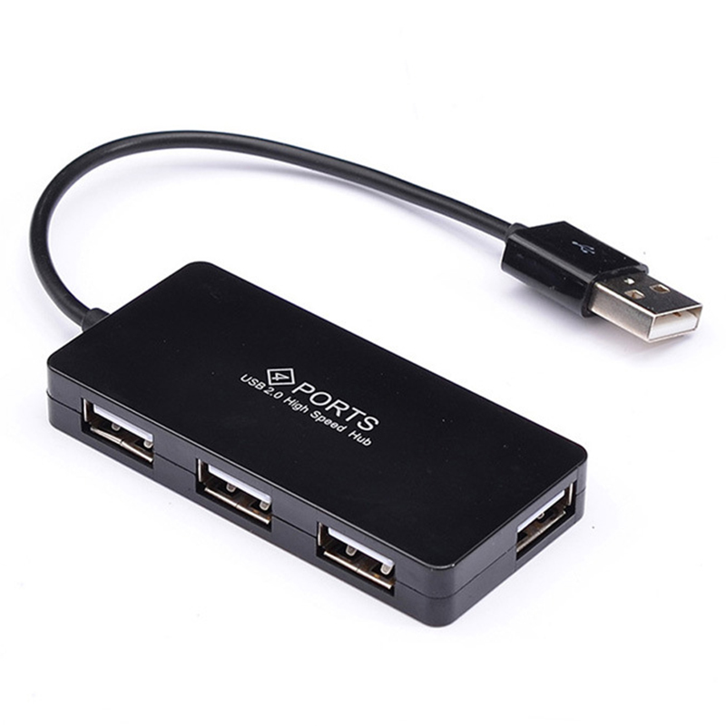 Тонкий мини USB 4 порта 2,0 концентратор тонкий USB 2,0 4 порта концентратор