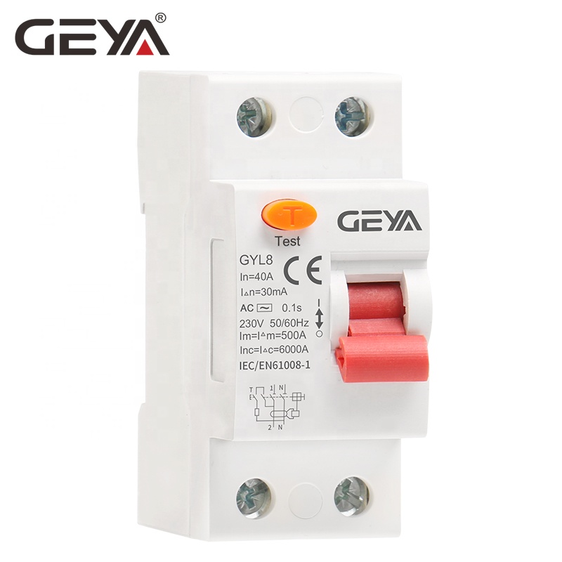GEYA GYL8 Американская классификация проводов 2р 4P Новая F360 Магнитный & Electronic ELCB Bylon тела Крепление крупноузловой сборки время автомат защити цепи 30mA 100mA 300mA