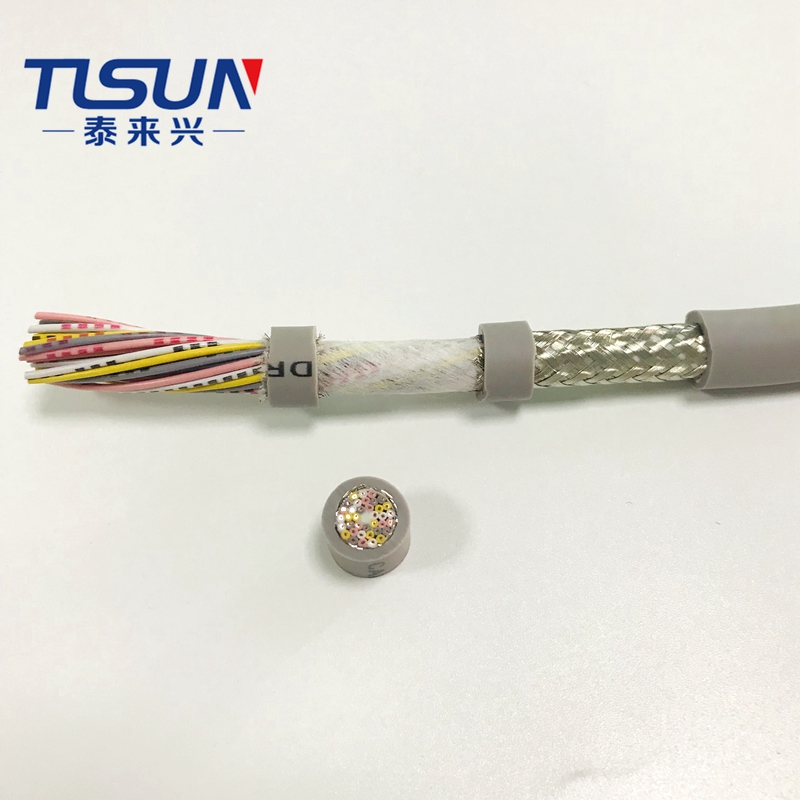 Производители питания HF-CY TRVVP 37x24awg анти-помехи экранированный кабель высокий гибкий Цепной кабель