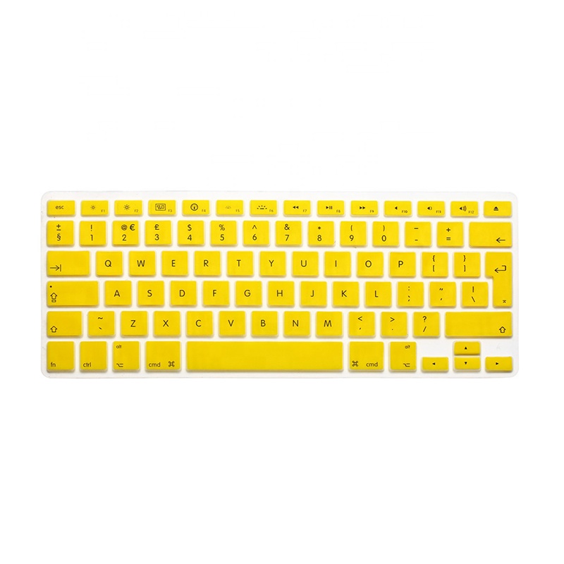 Цветная силиконовая наклейка на клавиатуру для M a c book Air 13 Pro 13 15 17 защитная пленка