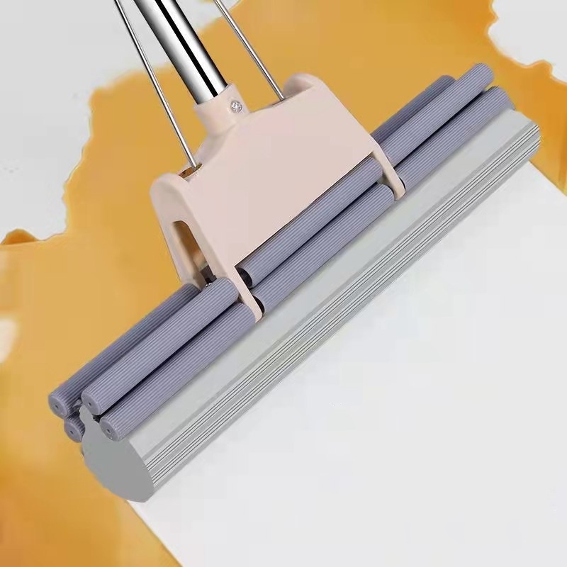 Lazy Mop Folding Rubber Cotton Household Mop Absorbent Sponge Disposable Mop
