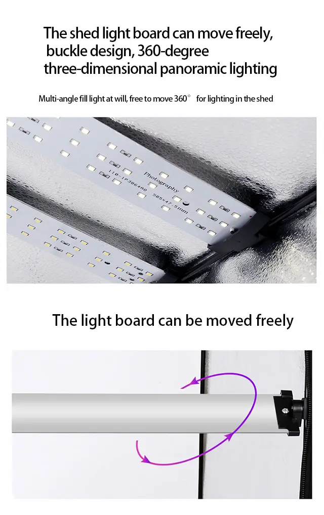 Wholesale Lightbox LED Photo Photography Box Soft Box Light Backdrops For Studio
