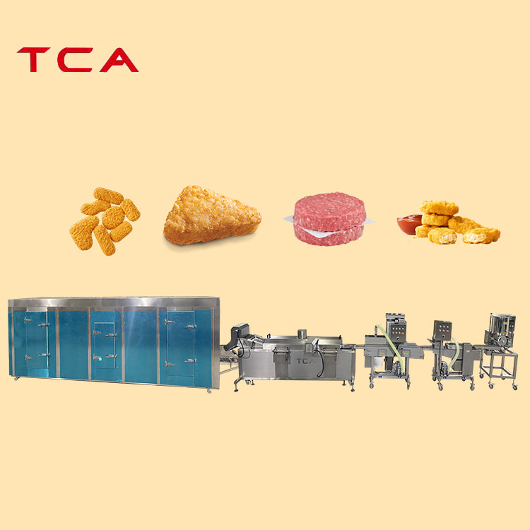 Burger Patties Process Line Chicken Nuggets Production Line Burger Patties Manufacturing