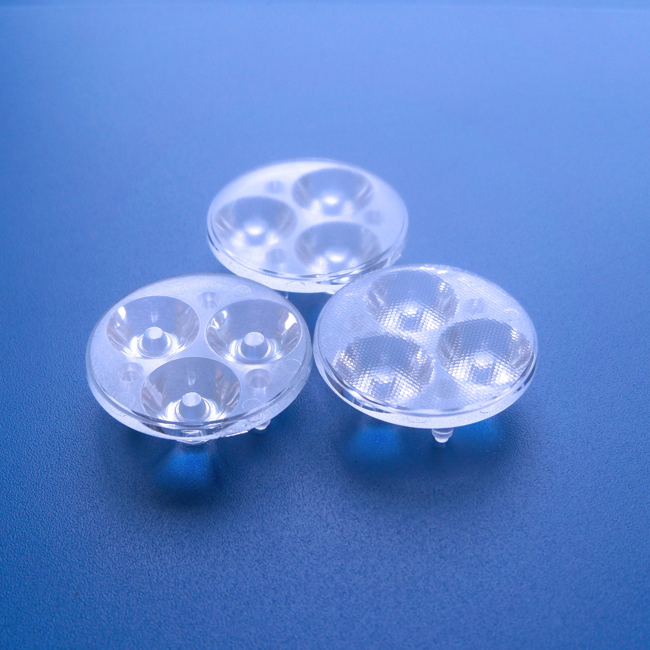 27mm 3IN1 multi LED lens 10/15/30/38/45/60/75/90 degree for CREE 3535 XPE OSLON LEDs HX-C27x3 Series lens