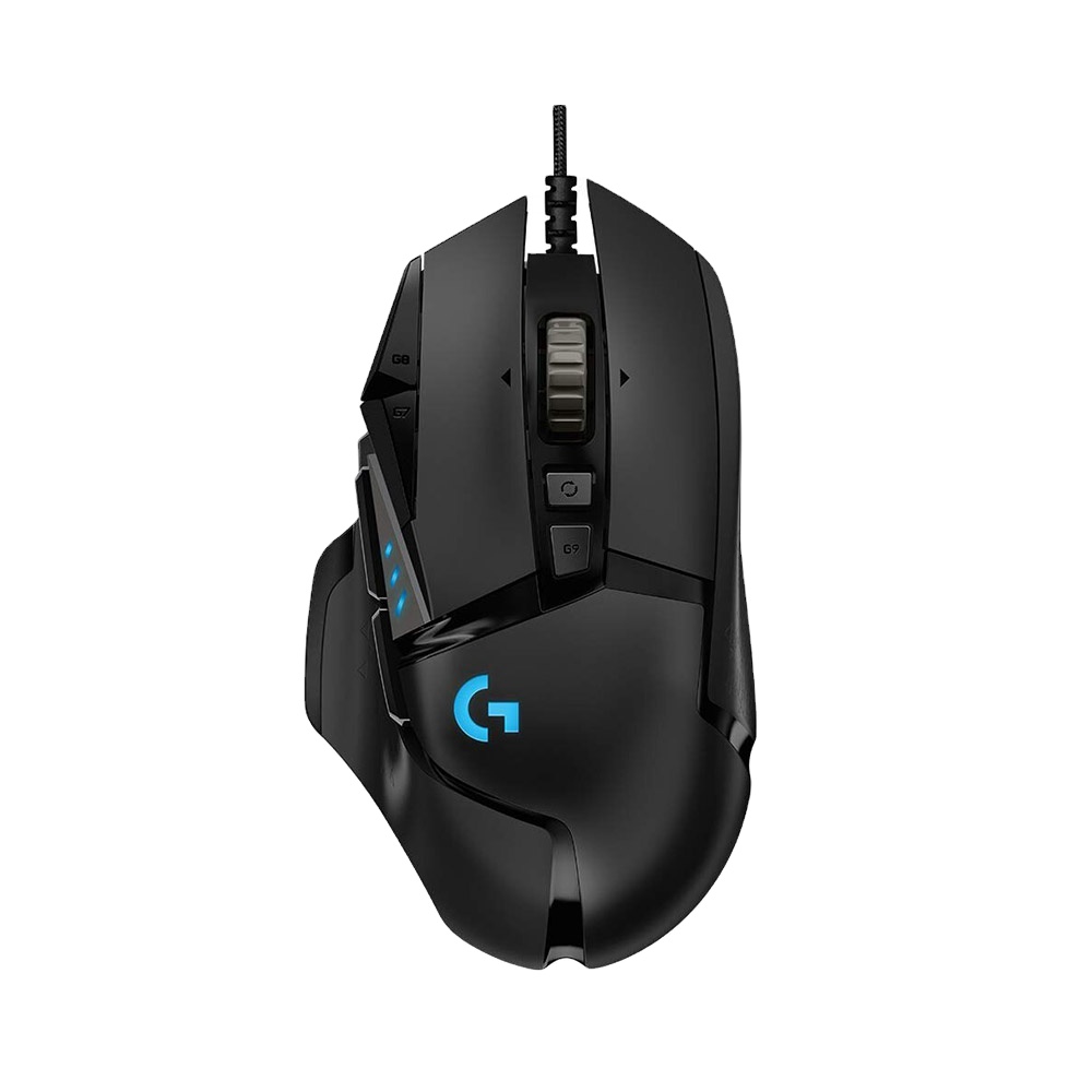 Logitech G502 16000 точек/дюйм Проводная игровая мышь двигатель RGB игровая мышь