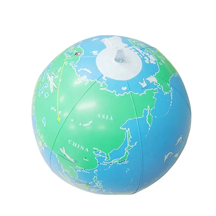 Wholesale Promotional Eco-friendly Customised Earth Globe Beach Ball