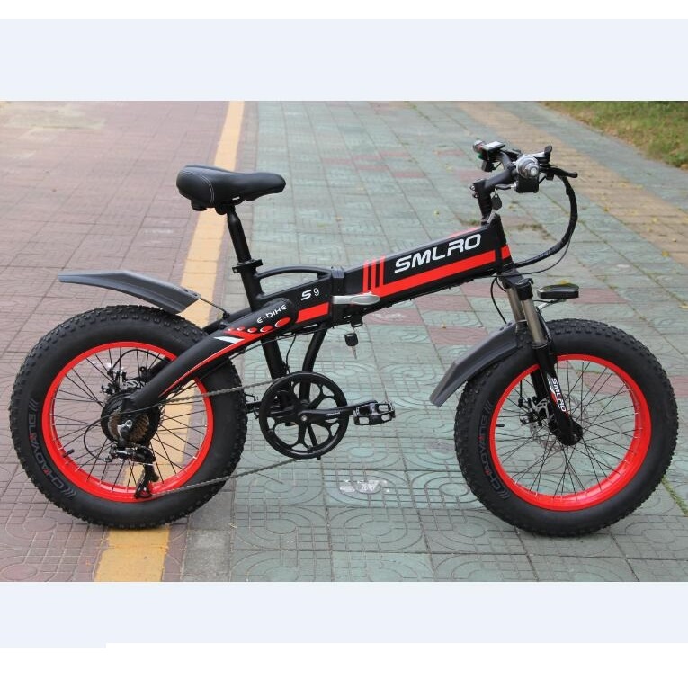 Vbest от китайского поставщика Складная 20 "дюймовый 1000W бесколлекторный мотор 48В 14.5Ah снег жира наружной шине для электрического велосипеда, фара для электровелосипеда в 7 скоростей