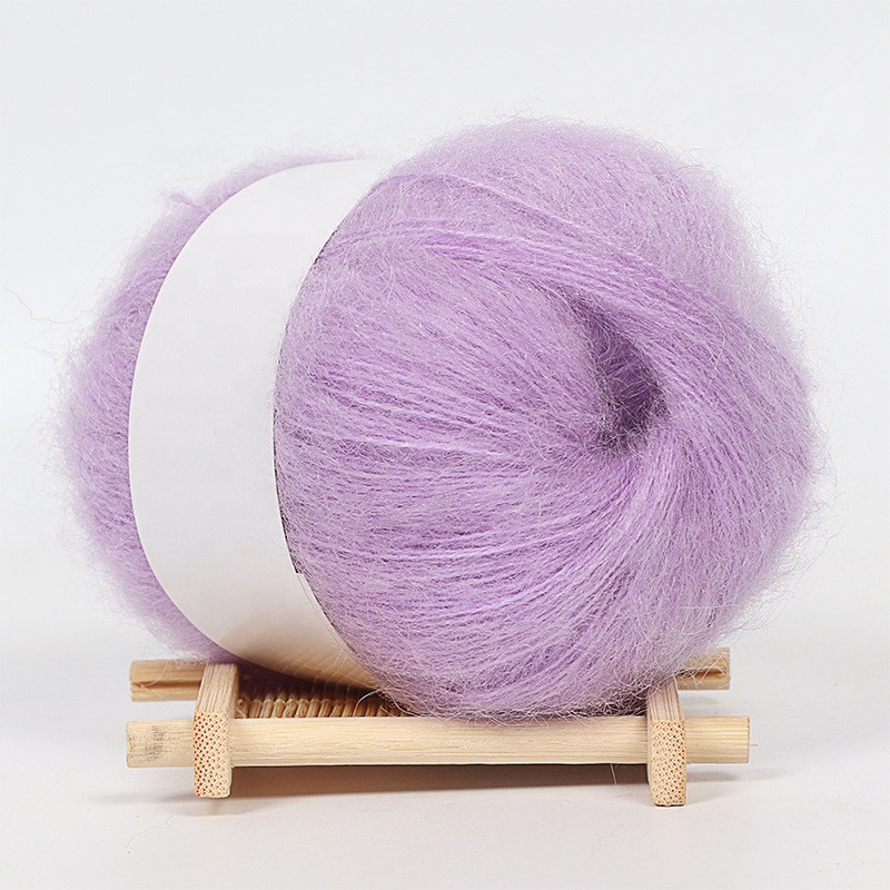 Cynthia Mohair Yarn Newest Angora Wool for Knitting Mohair Brushed Knitting Yarn