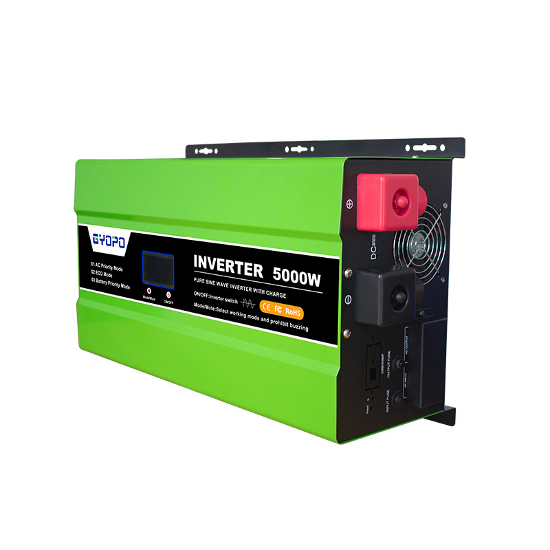GYOPO 5000W Pure Sine Wave Low Frequency 48V DC to AC All in One Hybrid Inverter with 30A MPPT Controller