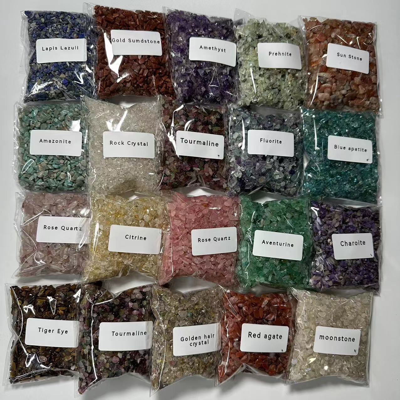 100g bulk wholesale Natural Gemstone Rose Quartz Amethyst crystal Crafts  Healing Gemstone Chips Crystal Gravel for gifts