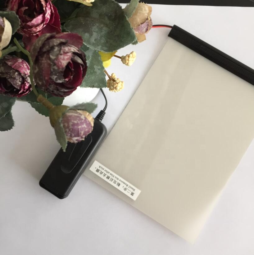 GaoMing manufacture switchable PDLC smart film glass sample