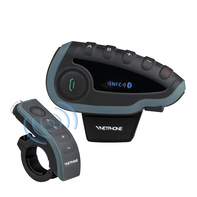 Беспроводная Bluetooth-гарнитура V8 для шлема с дистанционным управлением NFC для 5 водителей по оптовой цене