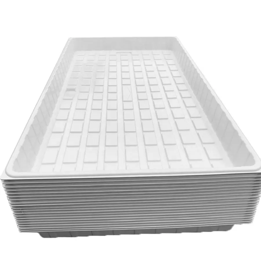 3x6 4x6 4x8 ABS HIPS White Black Hydroponic Growing Plastic Trays